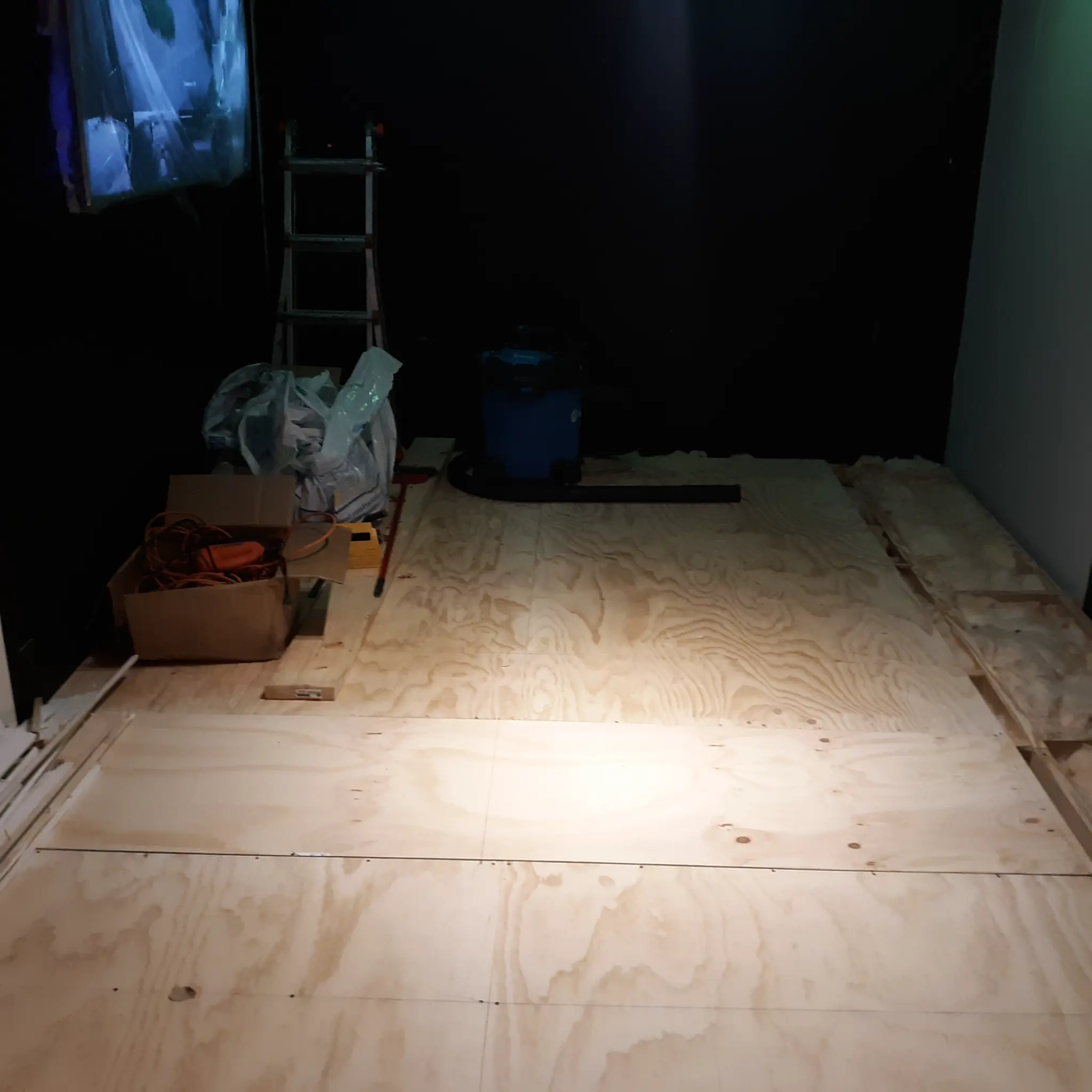Control room framing in progress