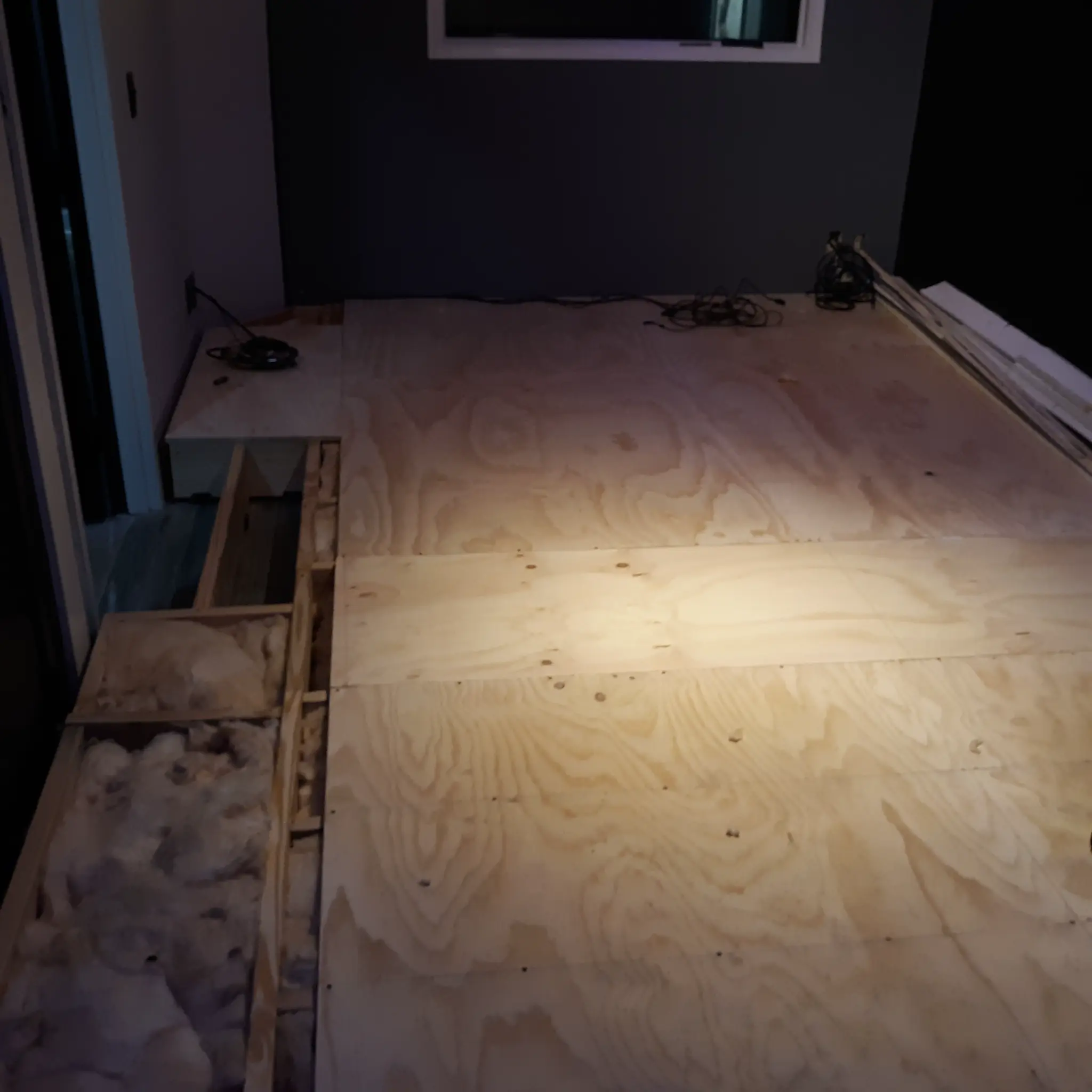 Live room wall framing