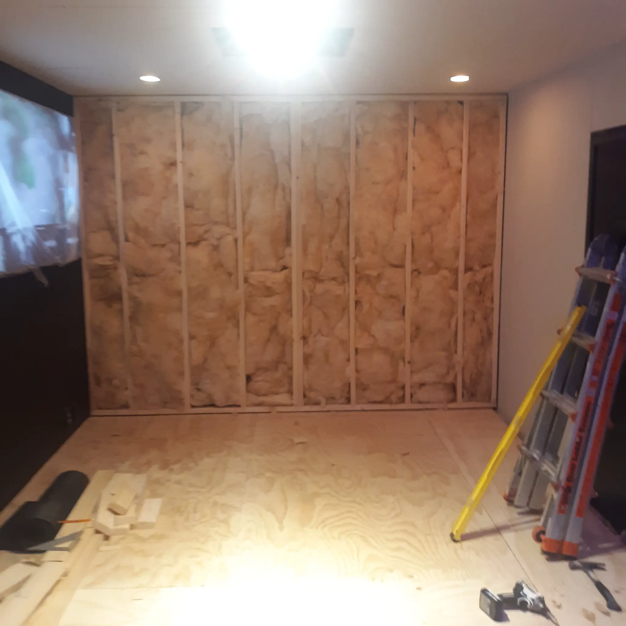 Framing detail — corner construction